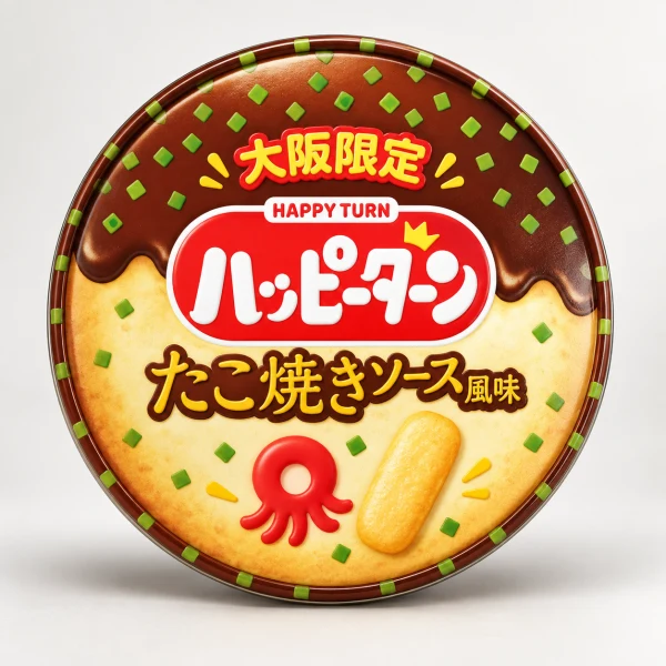 大阪限定ハッピーターン たこ焼ソース風味