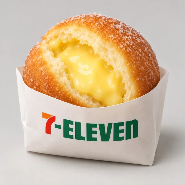 7-11 Q彈甜甜圈卡士達奶油球