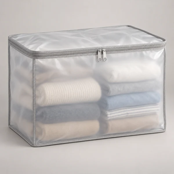3COINS Semi-Transparent Storage Bag L