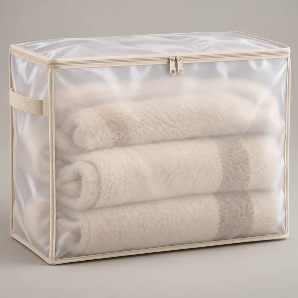3COINS Semi-Transparent Storage Bag LL