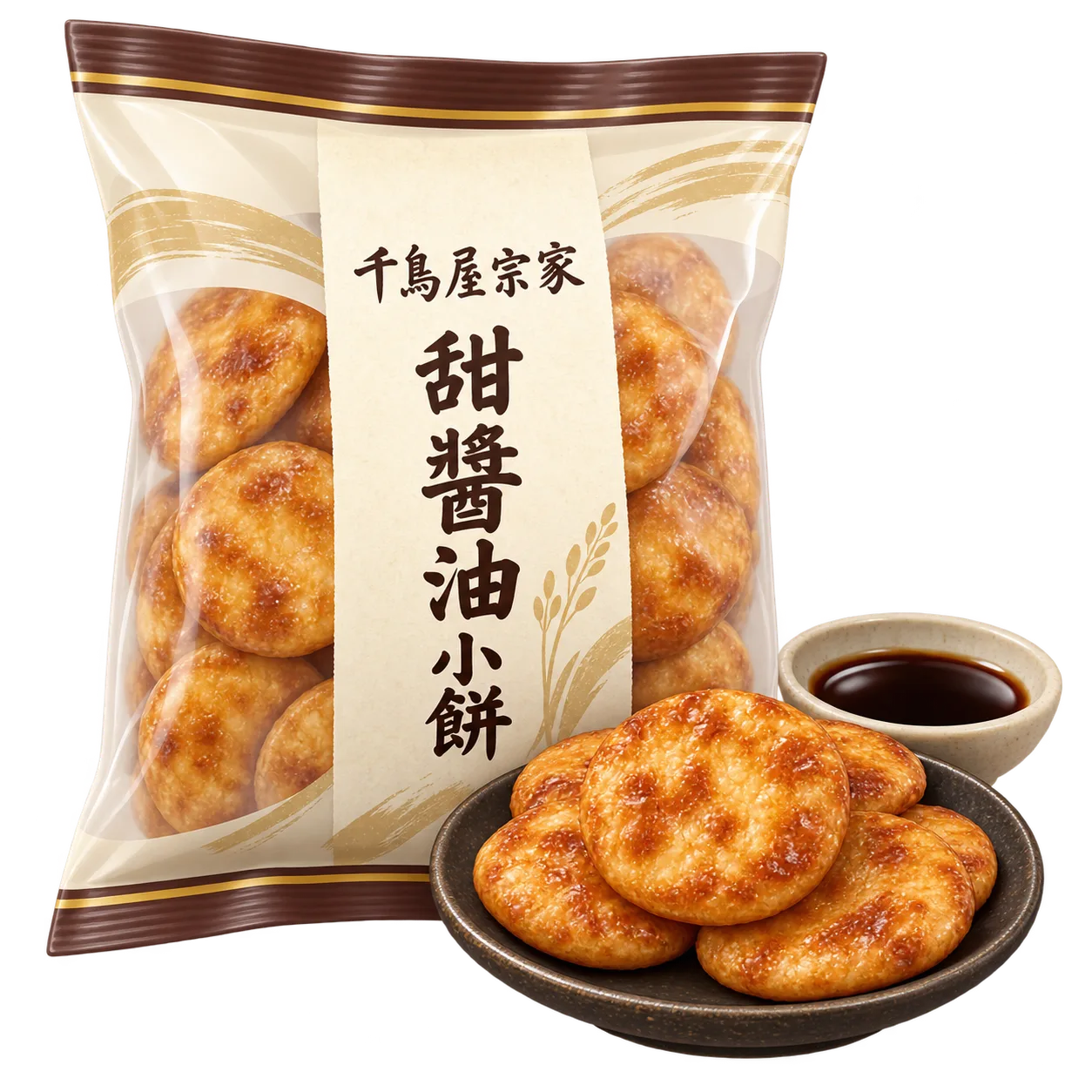 Chidoriya Sohke Sweet Soy Sauce Rice Cracker