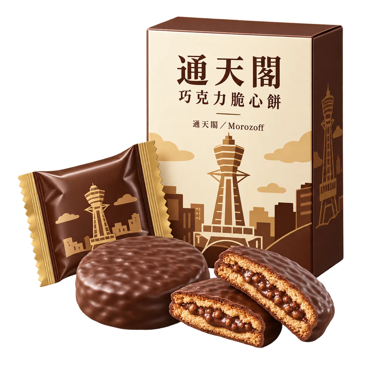 Tsutenkaku Chocolate Crunch Cookies