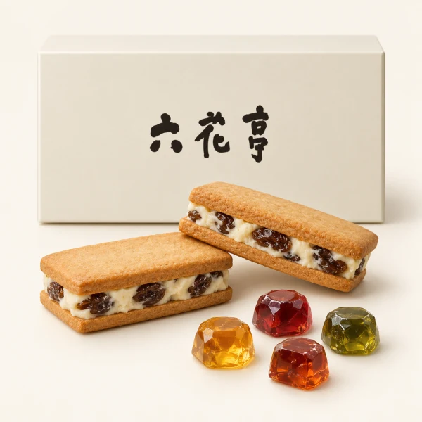 Rokkatei Rum Raisin Butter Sandwich & Liqueur Candy