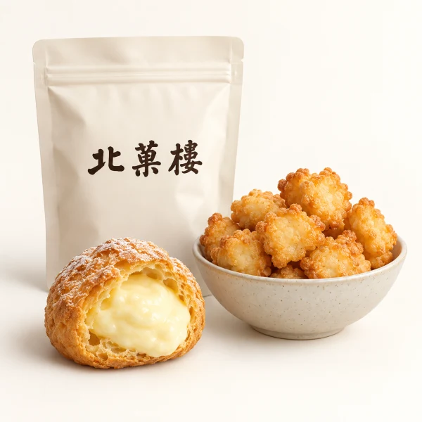 Kitakaro Kaitaku Rice Cracker & Dream Cream Puff