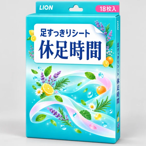 Lion Kyusoku Jikan Foot Sheets