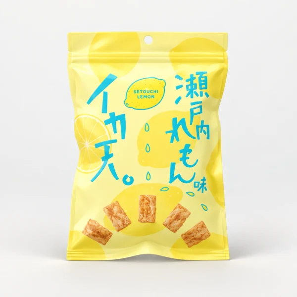 Setouchi Lemon Flavor Squid Crackers