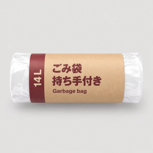 再生聚乙烯垃圾袋(附提把)