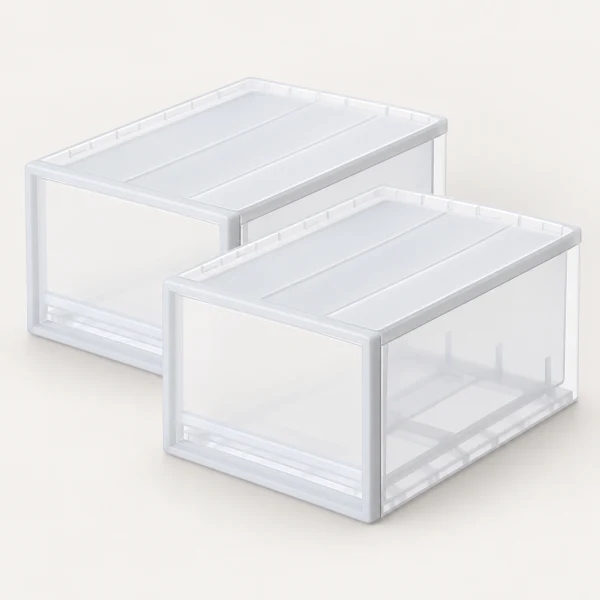 PP Storage Box Large 2 pack