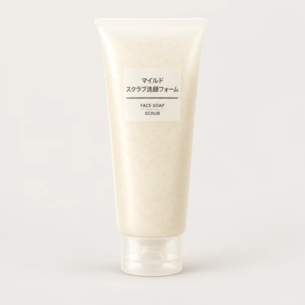 MUJI Gentle Exfoliating Face Wash 200g
