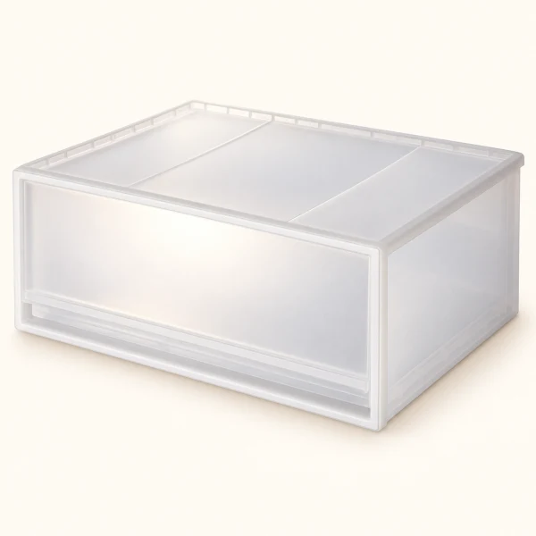 PP Clothing Storage Box Horizontal Large 2 pack