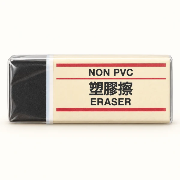 塑膠擦/黑.小 示意圖（本站 AI 重繪）