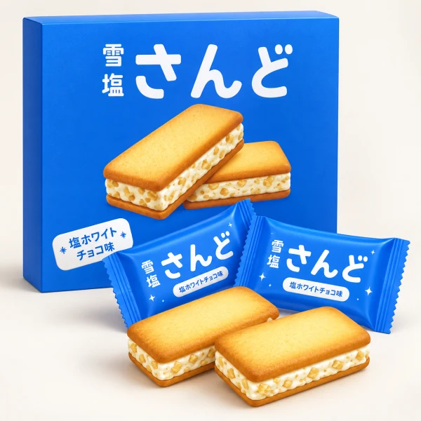 Snow Salt Sandwich Cookies (6 pc)