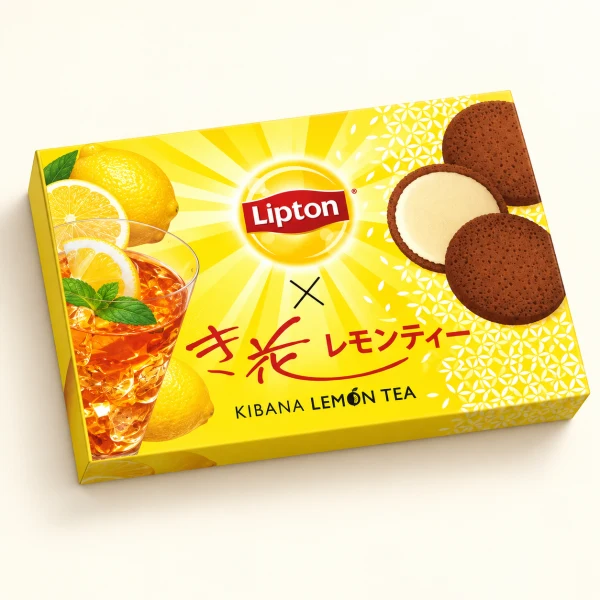 Lipton×き花 檸檬茶(4枚)
