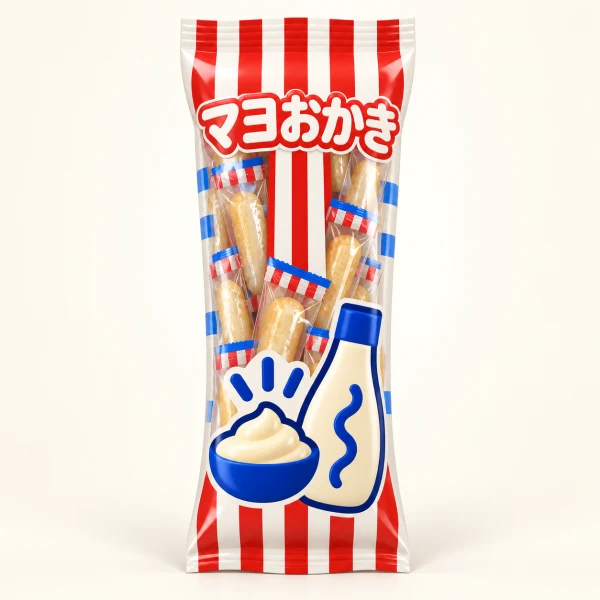 Glico Taro Mayonnaise Rice Crackers