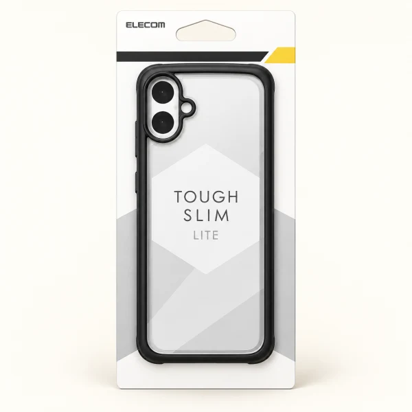 Galaxy A25 5G TOUGH SLIM LITE ハイブリッドケース フレームカラー ブラック