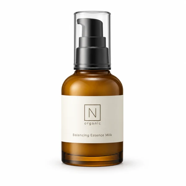 N organic Basic Balancing Essence Milk 示意圖(本站 AI 重繪)