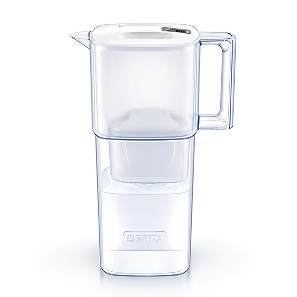 BRITA 官方直營 日系簡約濾水壺2.2L (內含1入MAXTRA PRO純淨全效型濾芯) 示意圖(本站 AI 重繪)