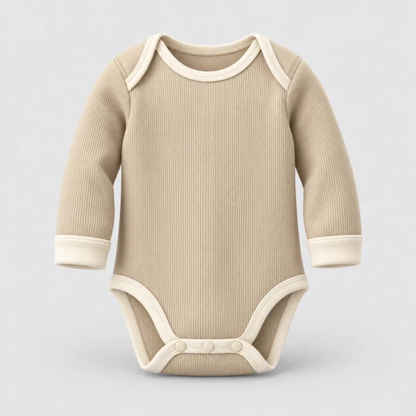 Newborn Crew Neck Bodysuit (Long Sleeve)