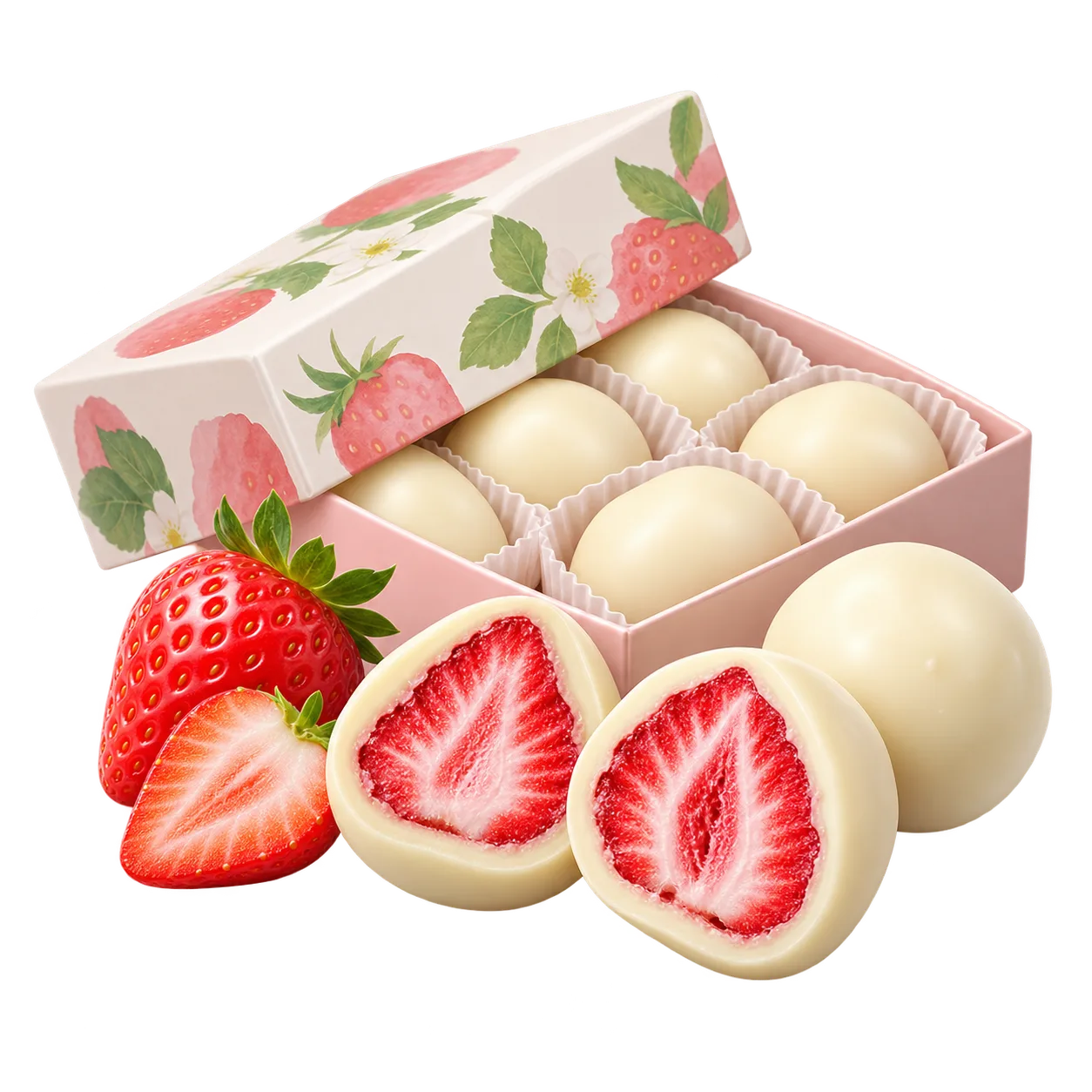 Rokkatei Strawberry White Chocolate
