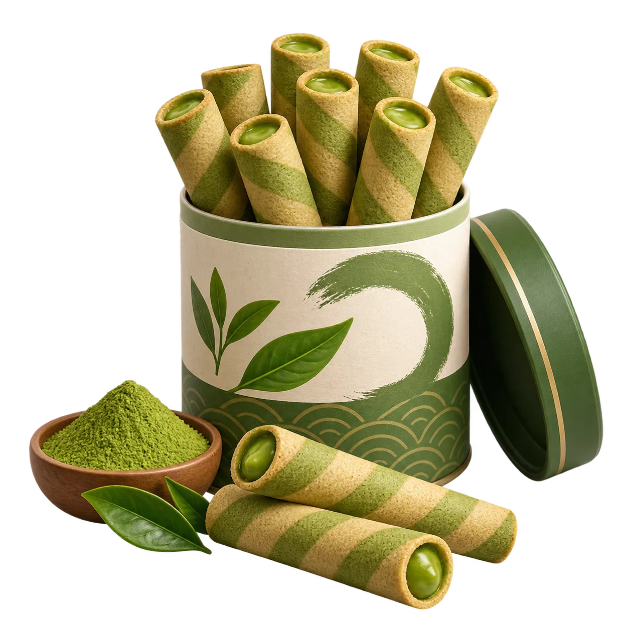 祇園辻利抹茶捲心酥