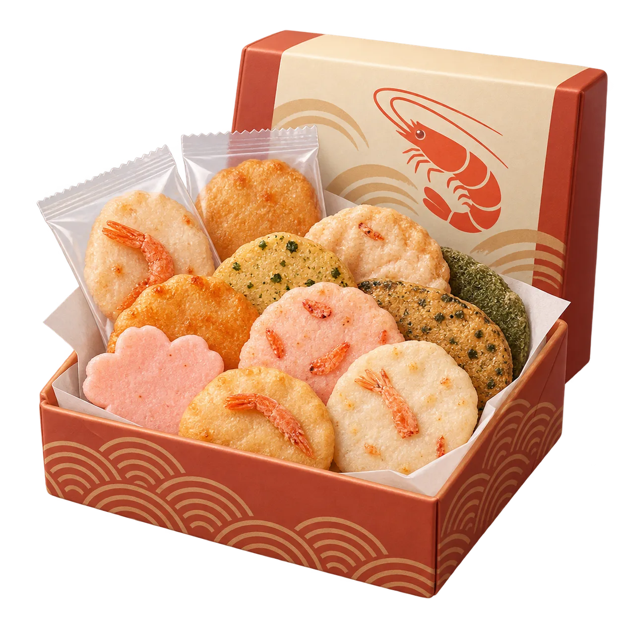 Ebi Senbei no Sato Assorted Shrimp Crackers
